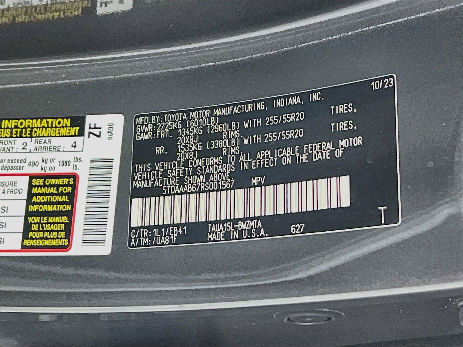 Used 2024 Lexus TX 350 AWD w/ Captains Chair Package image 34