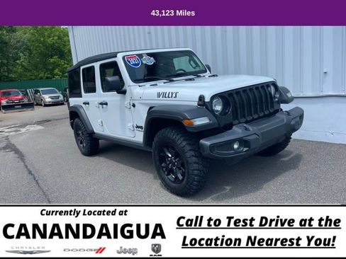 Used 2021 Jeep Wrangler Unlimited Willys image 2