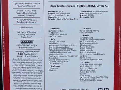 Used 2025 Toyota 4Runner TRD Pro image 60