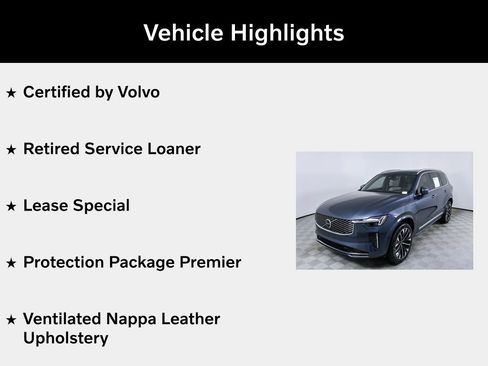 Certified 2026 Volvo XC90 T8 Ultra w/ Protection Package Premier image 5