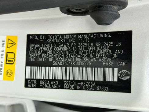 Used 2019 Lexus ES 350 F Sport image 50