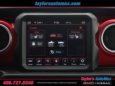 Used 2020 Jeep Gladiator Rubicon w/ Uconnect 4C Nav & Sound Group AWD/4WD image 18