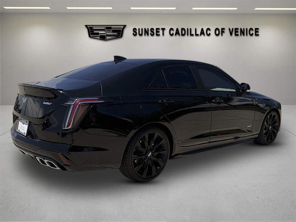 Certified 2023 Cadillac CT4 V w/ Navigation Package RWD image 3