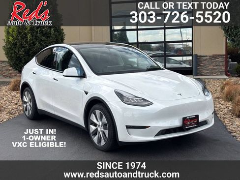 Used 2020 Tesla Model Y Long Range AWD/4WD image 1