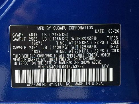 New 2026 Subaru Crosstrek 2.5i Limited AWD/4WD image 16