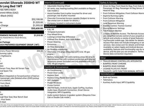 Used 2024 Chevrolet Silverado 3500 W/T w/ WT Convenience Package image 36