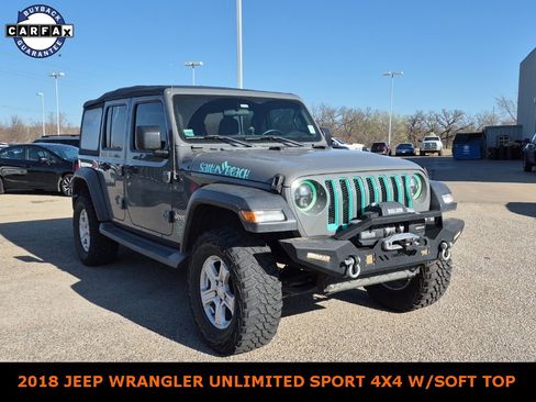 Used 2018 Jeep Wrangler Unlimited Sport image 1
