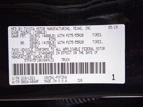 Used 2019 Toyota Tundra 1794 Edition image 30