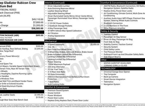 Used 2022 Jeep Gladiator Rubicon w/ Trailer Tow Package image 5