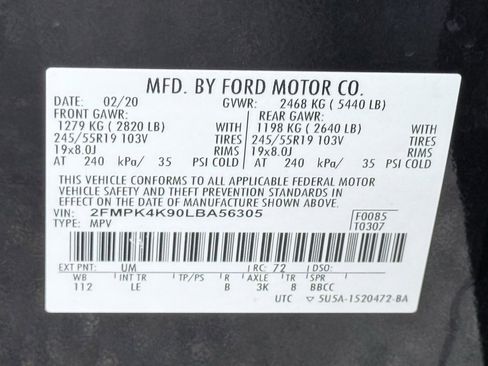 Used 2020 Ford Edge Titanium image 35