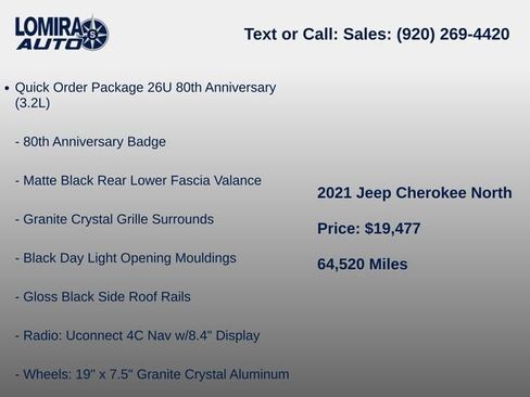 Used 2021 Jeep Cherokee Latitude AWD/4WD image 7