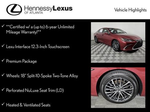 Used 2025 Lexus ES 300h w/ Premium Package image 12
