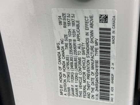 Used 2025 Honda CR-V EX-L image 11