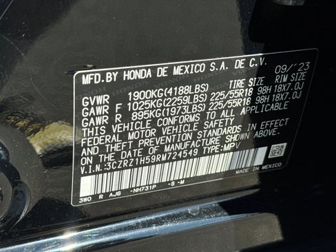 Certified 2024 Honda HR-V Sport image 18