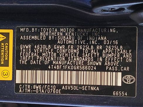 Used 2016 Toyota Camry LE FWD image 33