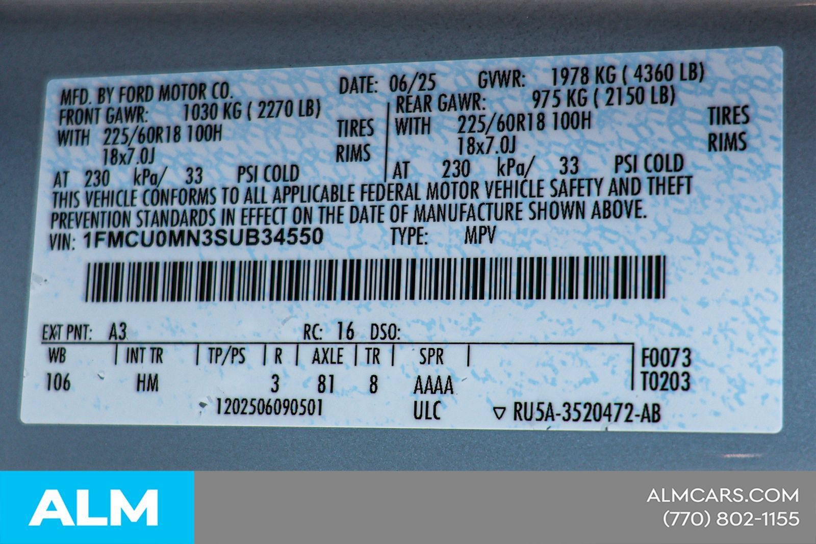 Used 2025 Ford Escape ST-Line FWD image 45