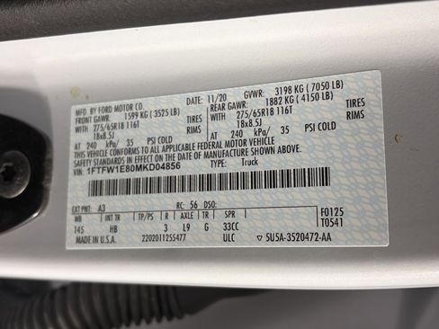 Certified 2021 Ford F150 Lariat image 9