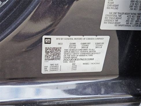 Certified 2022 Chevrolet Silverado 1500 High Country w/ High Country Premium Package image 33