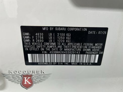 Used 2025 Subaru Legacy Premium image 26