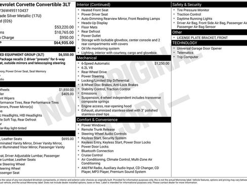 Used 2009 Chevrolet Corvette Convertible w/ Preferred Equipment Group image 29