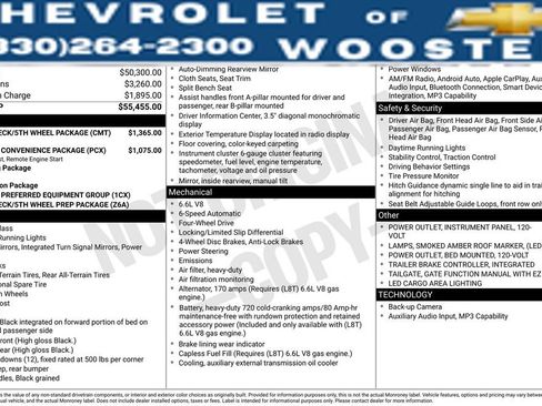 Used 2023 Chevrolet Silverado 2500 Custom w/ Gooseneck/5TH Wheel Package image 37