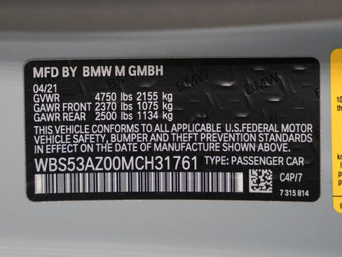 Used 2021 BMW M4 Coupe w/ M Carbon Exterior Package image 49