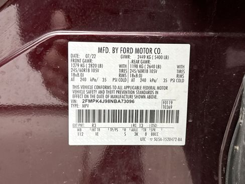 Used 2022 Ford Edge SEL w/ Convenience Package image 24