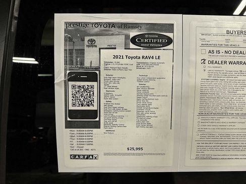 Certified 2021 Toyota RAV4 LE image 13