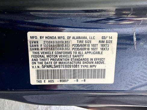 Used 2014 Honda Odyssey Touring image 19