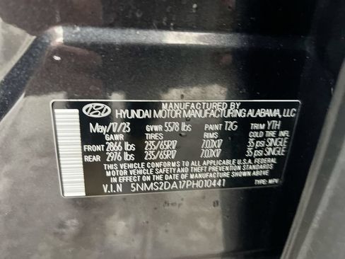 Used 2023 Hyundai Santa Fe Blue AWD/4WD image 28