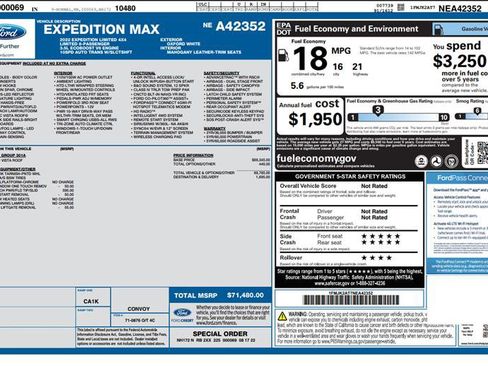 Used 2022 Ford Expedition Max Limited image 3