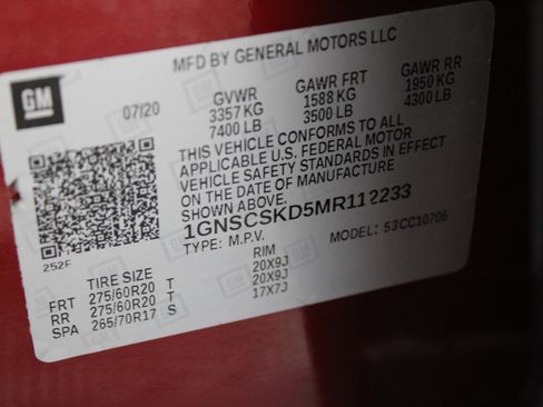 Used 2021 Chevrolet Tahoe Premier w/ Premium Package image 45