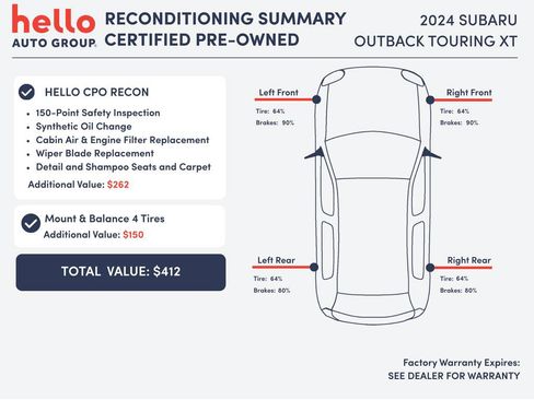 Used 2024 Subaru Outback Touring XT image 3