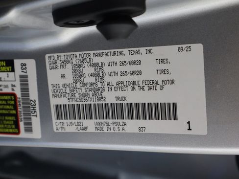 Used 2026 Toyota Tundra Limited w/ Limited PVM Package AWD/4WD image 39