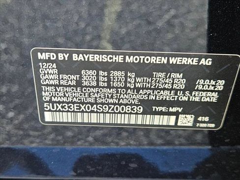 Used 2025 BMW X6 xDrive40i w/ Premium Package AWD/4WD image 16