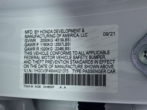 Used 2021 Honda Accord EX image 40