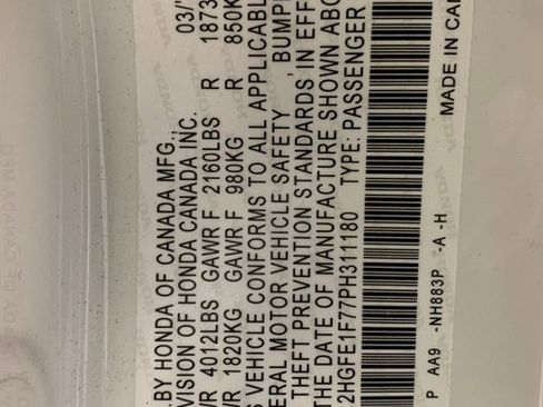 Used 2023 Honda Civic EX image 58