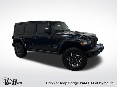 Used 2021 Jeep Wrangler Unlimited Rubicon 4xe w/ Steel Bumper Group image 1
