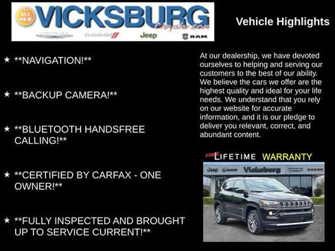Used 2023 Jeep Compass Limited w/ Elite Group AWD/4WD image 7