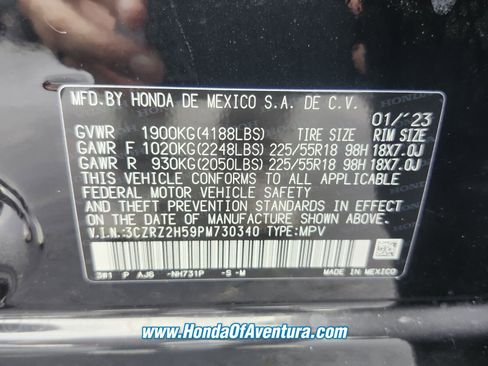Certified 2023 Honda HR-V Sport image 17