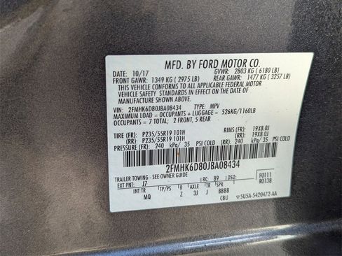 Used 2018 Ford Flex Limited w/ Equipment Group 301A image 29