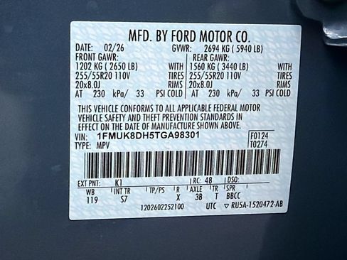 Used 2026 Ford Explorer Active w/ Active Comfort Package AWD/4WD image 35