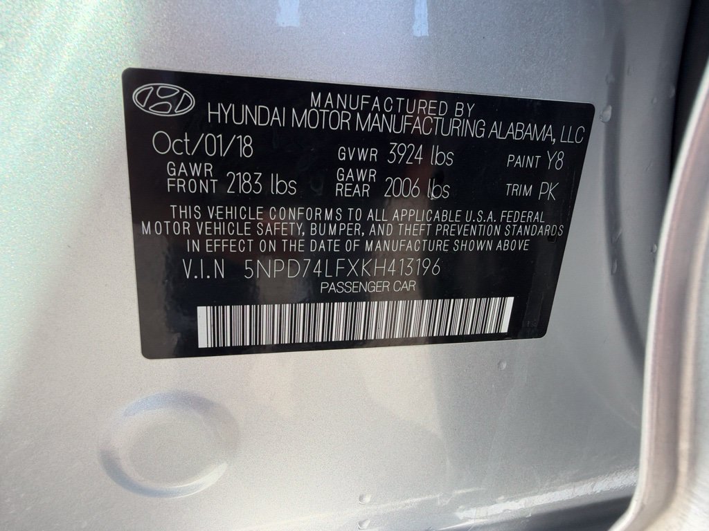 Used 2019 Hyundai Elantra SE FWD image 19