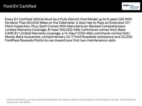 Certified 2021 Ford Mustang Mach-E Select w/ Comfort/Appearance Package image 2