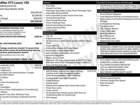 Used 2018 Cadillac XT5 Luxury w/ Driver Awareness Package image 10