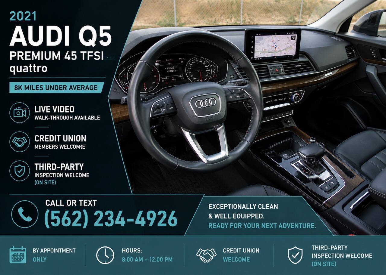 Used 2021 Audi Q5 2.0T Premium w/ Convenience Package AWD/4WD image 1