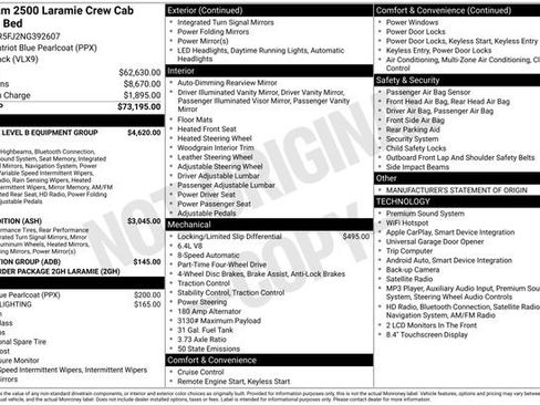 Used 2022 RAM 2500 Laramie AWD/4WD image 40