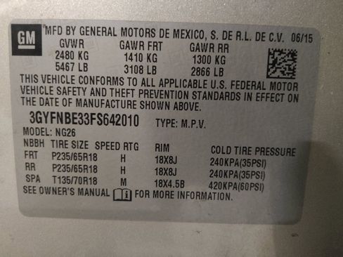 Used 2015 Cadillac SRX Luxury w/ Driver Awareness Package FWD image 33