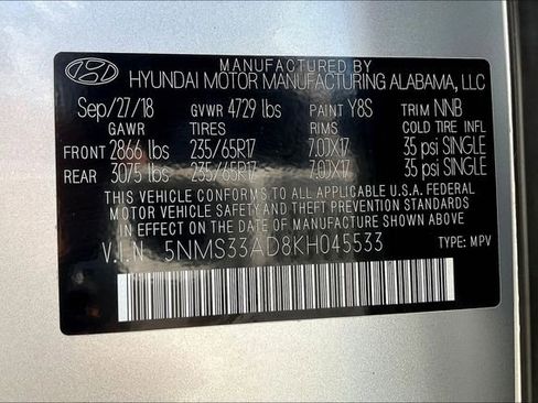 Used 2019 Hyundai Santa Fe SEL image 32