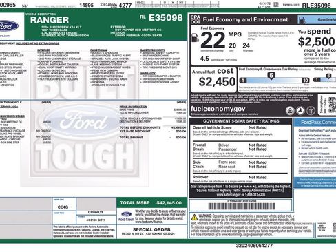 Used 2024 Ford Ranger XLT AWD/4WD image 9